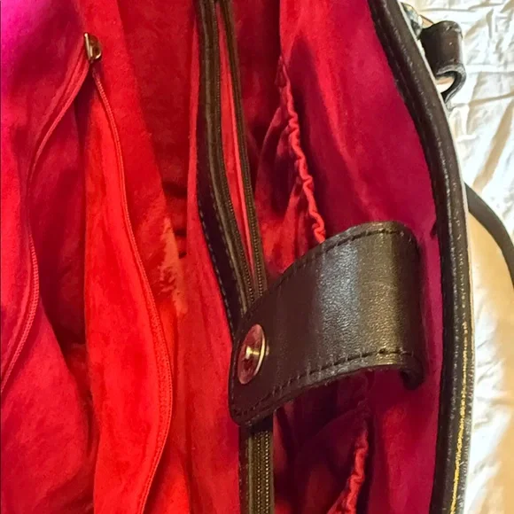 Patricia Nash Black Floral Embossed Tote - Picture 4 of 12